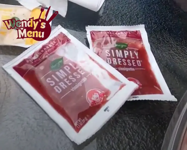 Wendy's Salad Menu 4 Wendy's salad Dressings