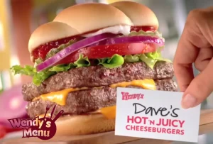 Wendy's Popular Menu Items: Best Sold items of all time 3 Wendy's classic Dave's Double